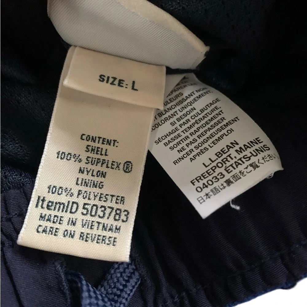 L.L. Bean Navy Swim Trunks